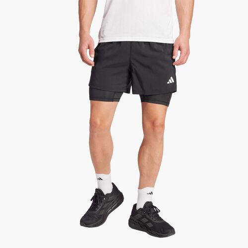 adidas Shorts Own the Run CLIMACOOL 2 en 1 con 5 Bolsillos