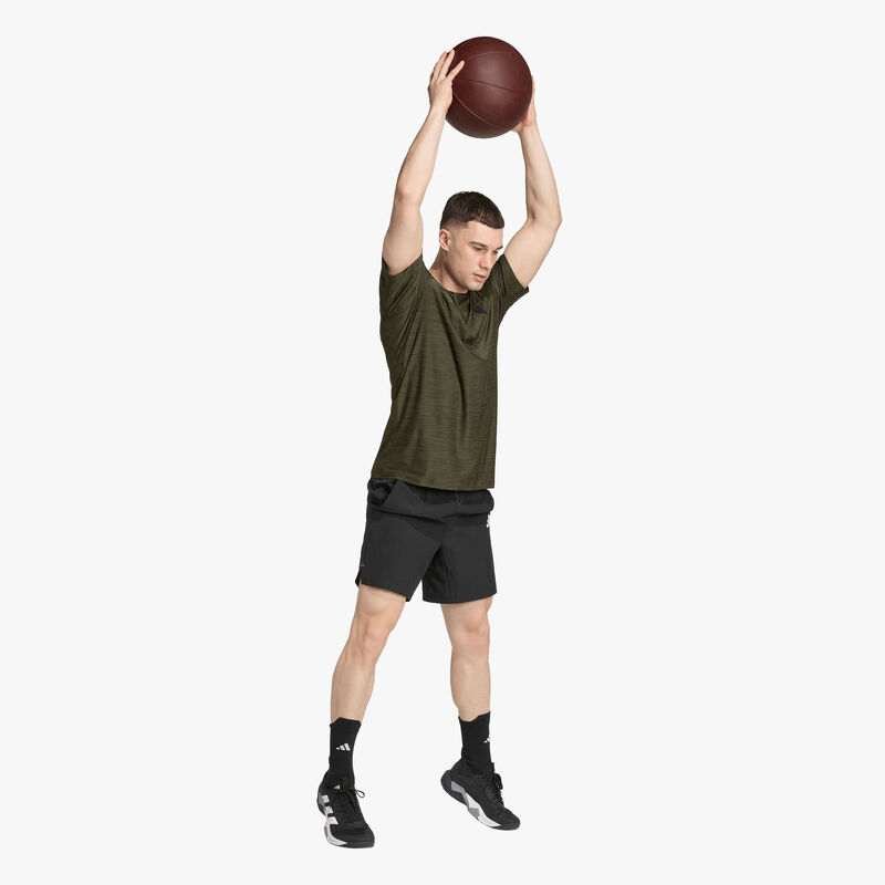 adidas Polera Train Essentials Stretch, GRIS, hi-res image number null