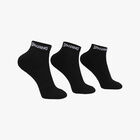 Spalding Calcetines Deportivos Cortos 3 Pares, NEGRO, hi-res