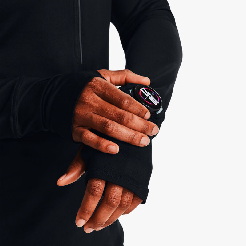 Under Armour Chaqueta Qualifier, NEGRO, hi-res image number null