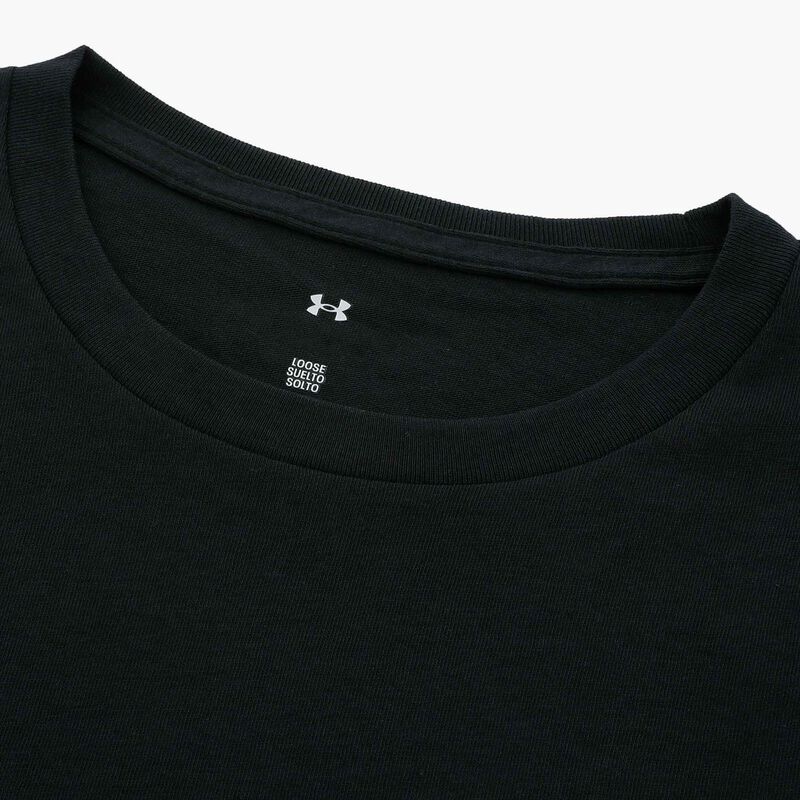 Under Armour Polera Left Chest Logo, NEGRO, hi-res image number null