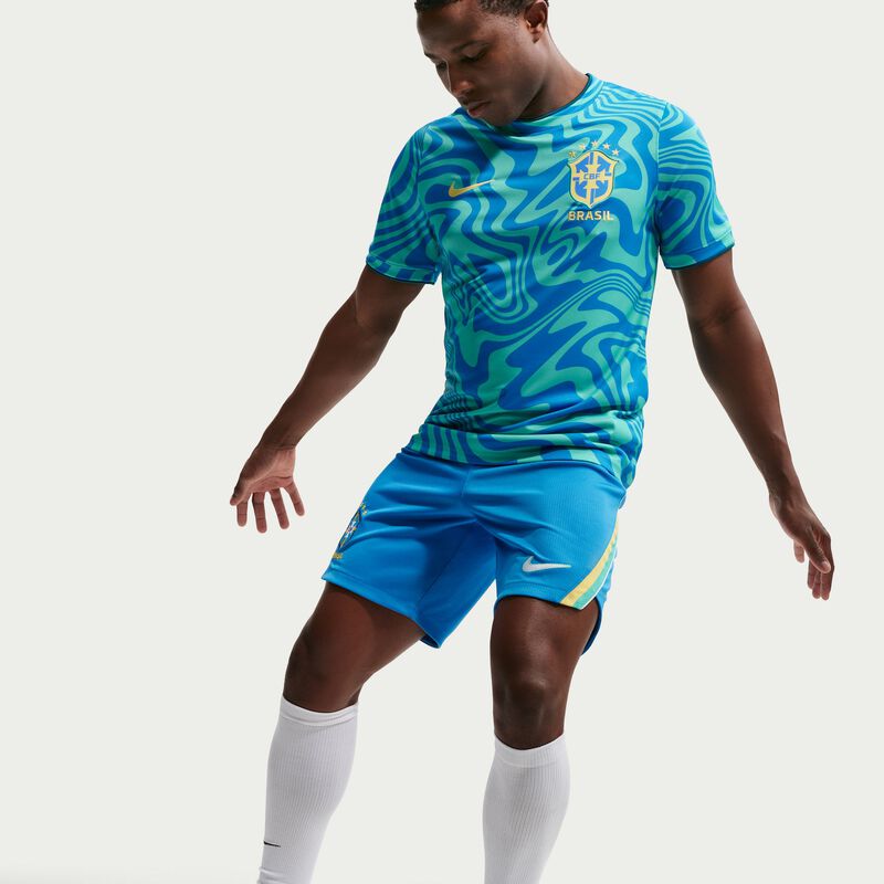 Nike Camiseta Brasil Academy Pro 2026, VERDE, hi-res image number null