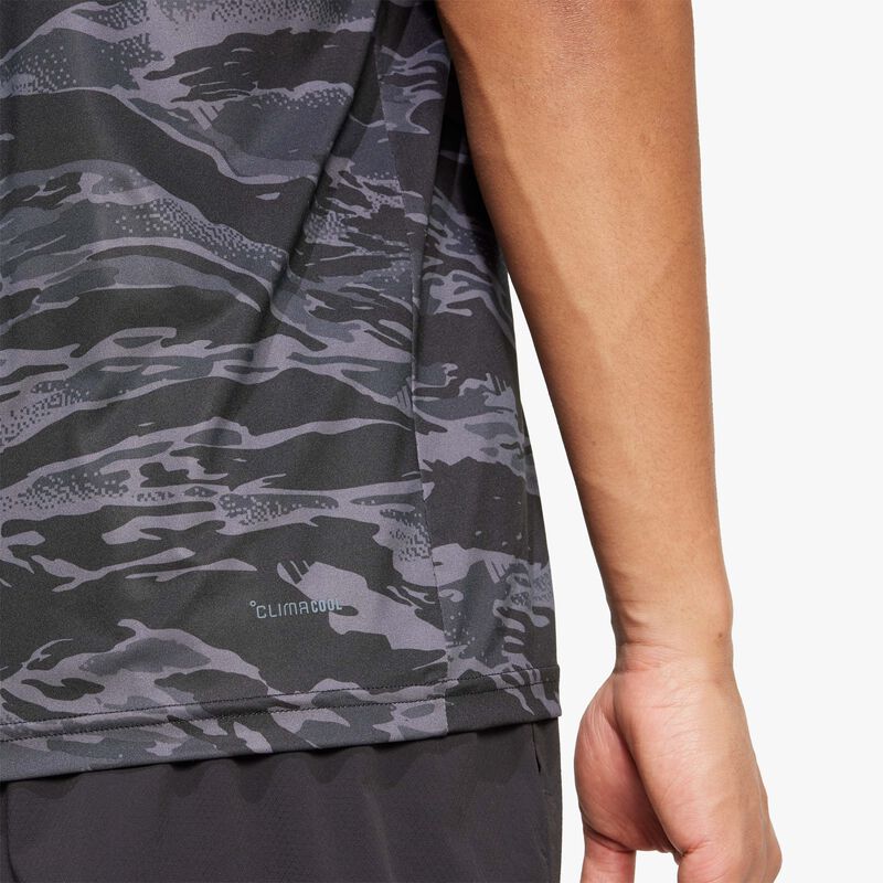 adidas Polera Train Essentials Camo AOP, NEGRO, hi-res image number null