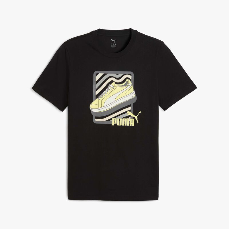 Puma Polera Estampada Sneaker, NEGRO, hi-res image number null