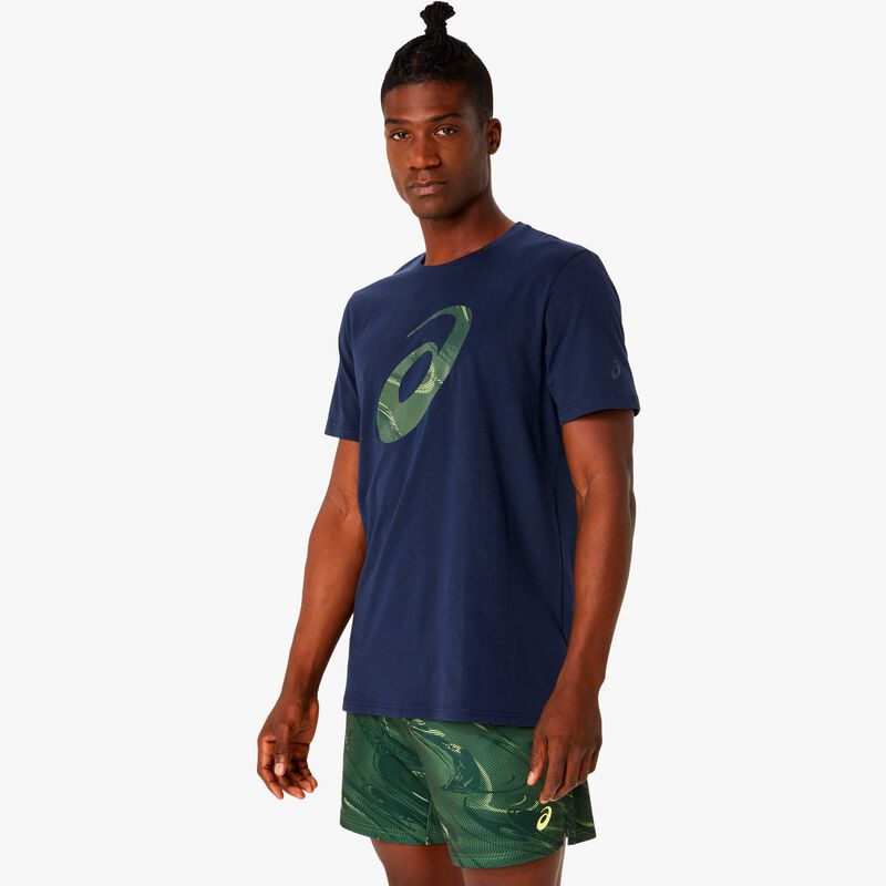 Asics Polera Seasonal Graphic Tee, AZUL, hi-res image number null