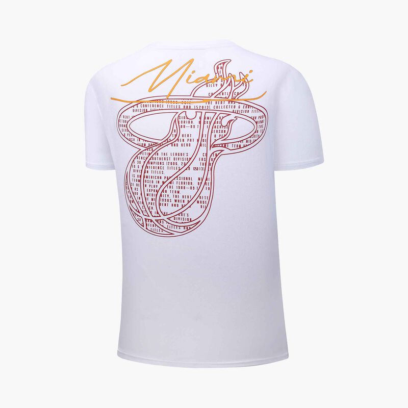 NBA Polera Write Up Heat, BLANCO, hi-res image number null