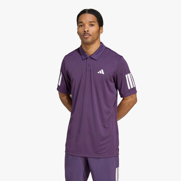 adidas Polera Cuello Camisa Club de Tenis 3 Tiras Climacol