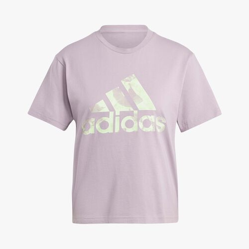adidas Polera Estampada Floral Big Logo