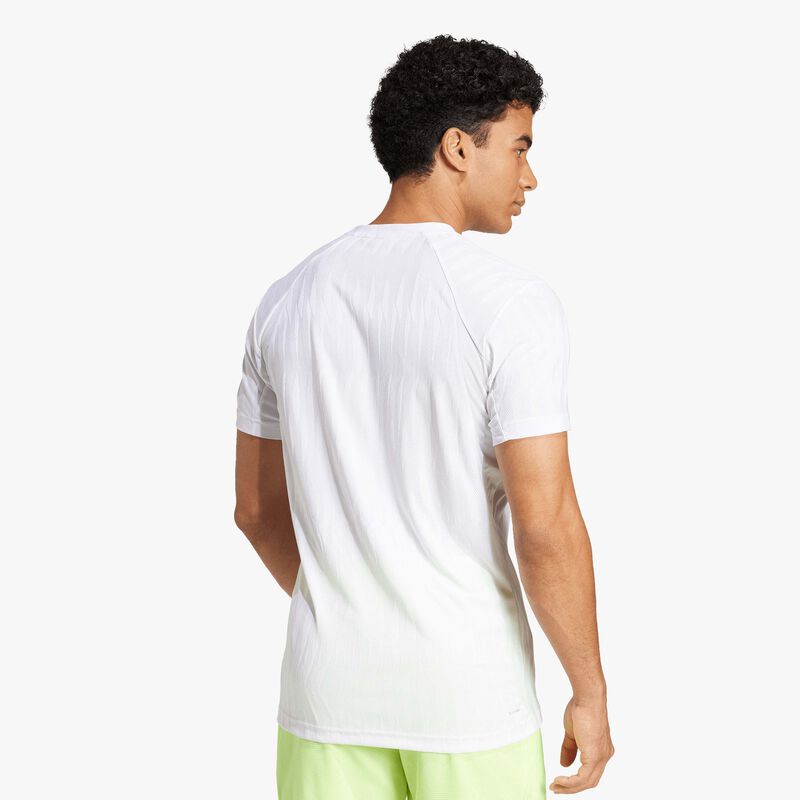 adidas Polera de tenis FreeLift Pro Climacool+, BLANCO, hi-res image number null
