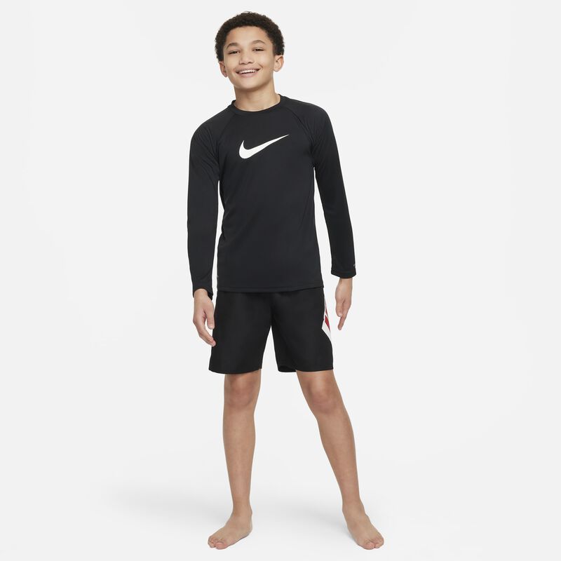 Nike Polera Swim Hydroguard, NEGRO, hi-res image number null