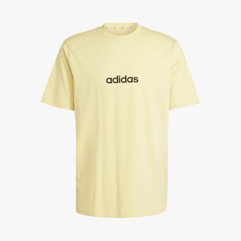 adidas Polera Essentials Linear Single Jersey, AMARILLO, hi-res image number null