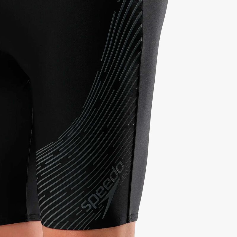 Speedo Ba&ntilde;ador Medley Logo Jammer, NEGRO, hi-res image number null