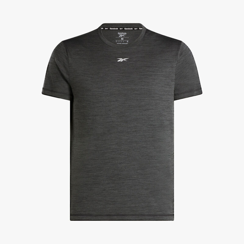 Reebok Polera Id Train Melange Tech, NEGRO, hi-res image number null