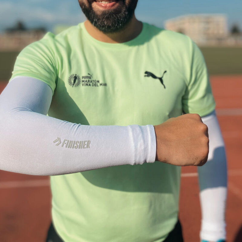 Finisher Par de Mangas para Running, BLANCO, hi-res image number null