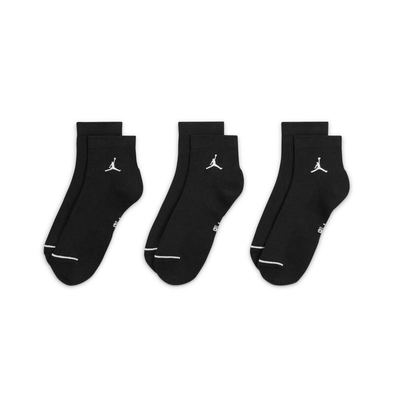 Jordan Everyday Tobilleras 3 Pares, NEGRO, hi-res image number null