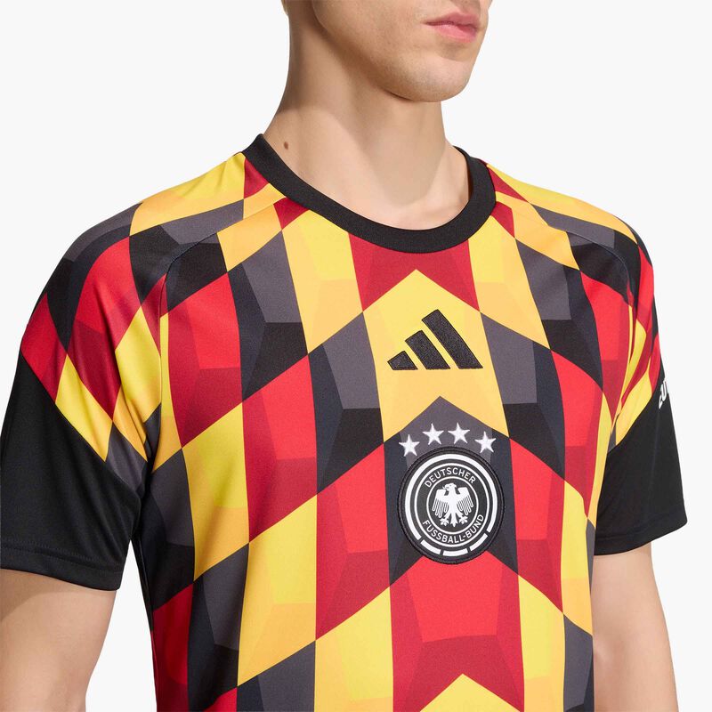adidas Camiseta Prepartido Local Alemania 26, NEGRO, hi-res image number null