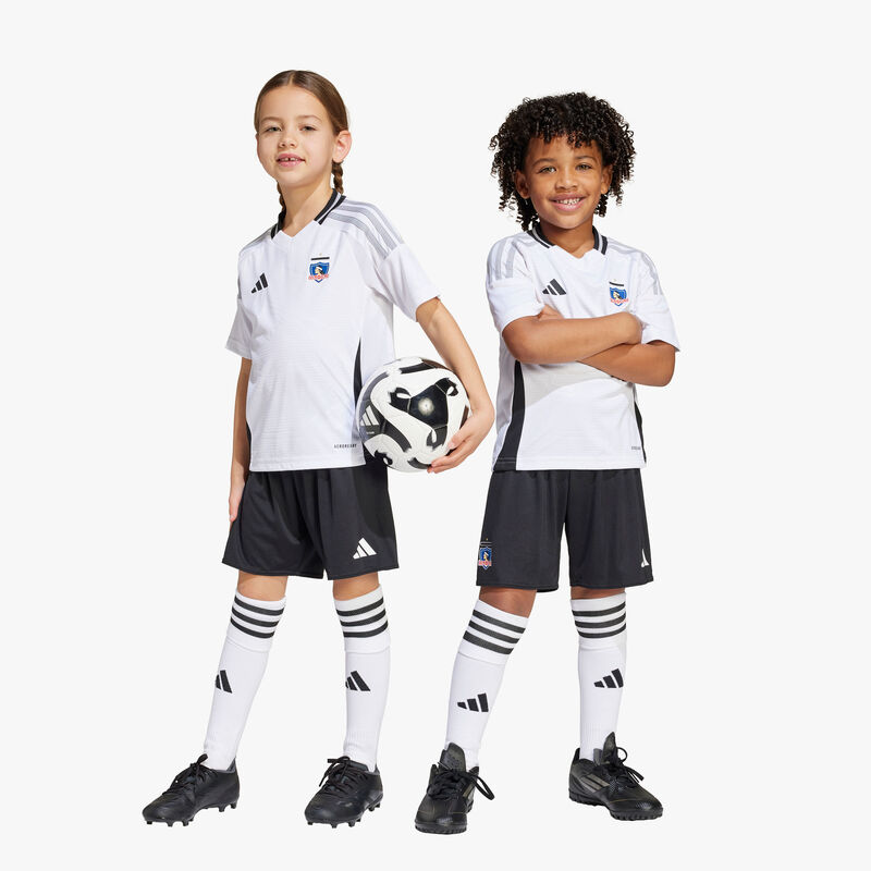 adidas Conjunto Local Colo-Colo 2025 Niño, BLANCO, hi-res image number null