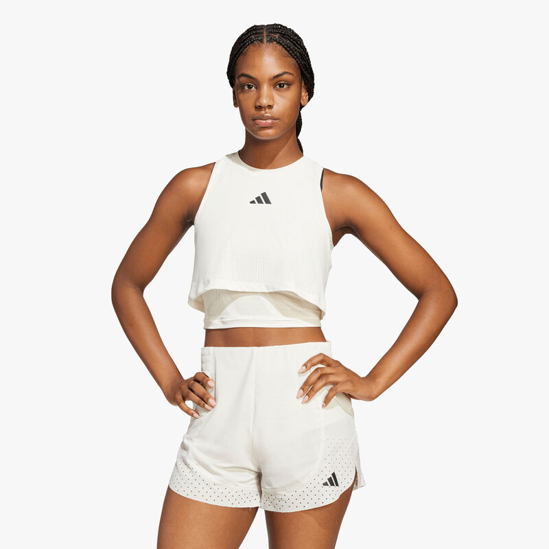 adidas Polera de Entrenamiento 2 en 1 Cool Intensity, BLANCO, hi-res image number null