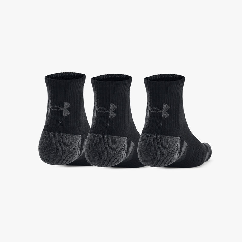 Under Armour Calcetines Performance Tech Tobilleras 3 Pares, NEGRO, hi-res image number null