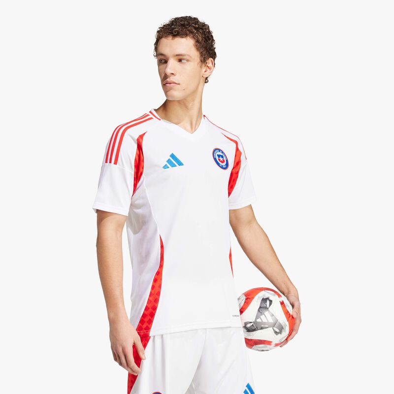 adidas Camiseta Visitante Chile 2024, BLANCO, hi-res image number null
