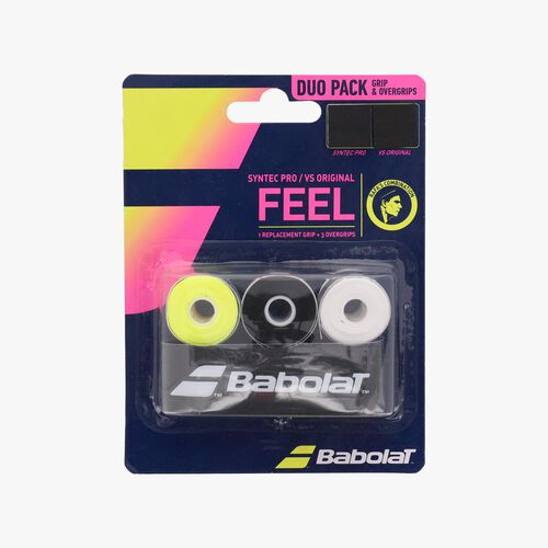 Babolat Pack Grip Syntec Pro x1 + Overgrip Vs Original x3
