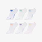 New Balance Calcetines Invisibles 6 Pares, BLANCO, hi-res