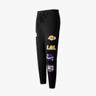 NBA Pantalón Logo Patches Lakers, NEGRO, hi-res