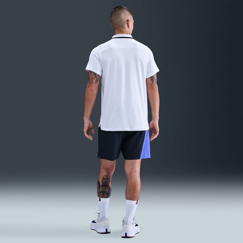 NikeCourt Shorts de tenis Slam, AZUL, hi-res image number null