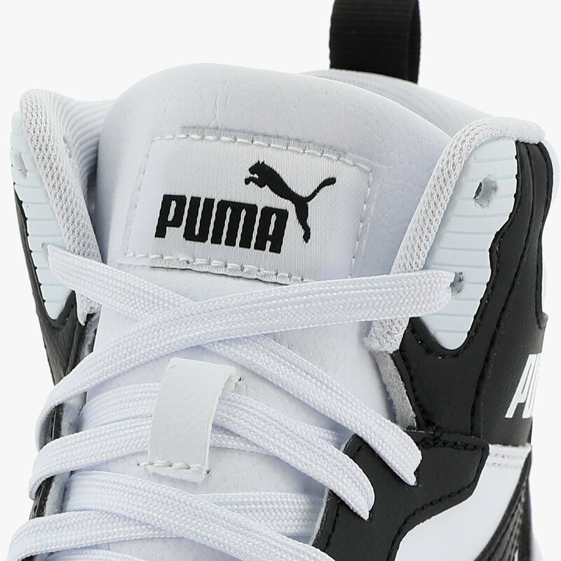 Puma Zapatillas Rebound V6 Mid JR, NEGRO, hi-res image number null
