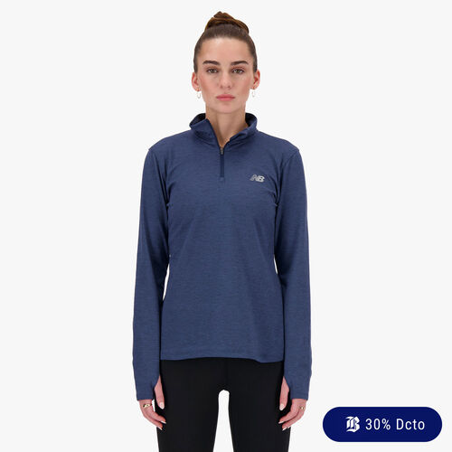 New Balance Chaqueta Space Dye 1/4 Zip