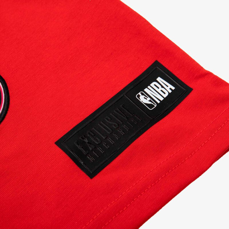 NBA Polera Logo Patches Bulls, ROJO, hi-res image number null