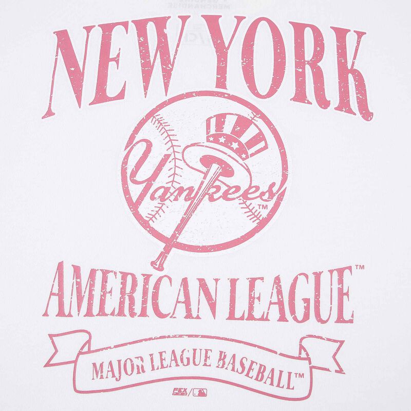 MLB Polera Vintage Graphics Collection Yankees, BLANCO, hi-res image number null