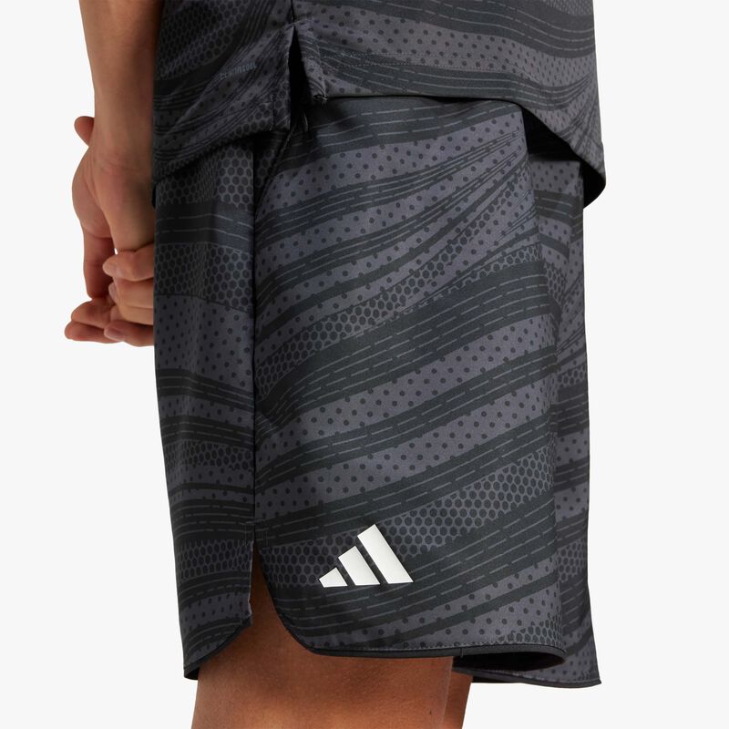 adidas Shorts de Tenis Club Climacool Estampados, GRIS, hi-res image number null