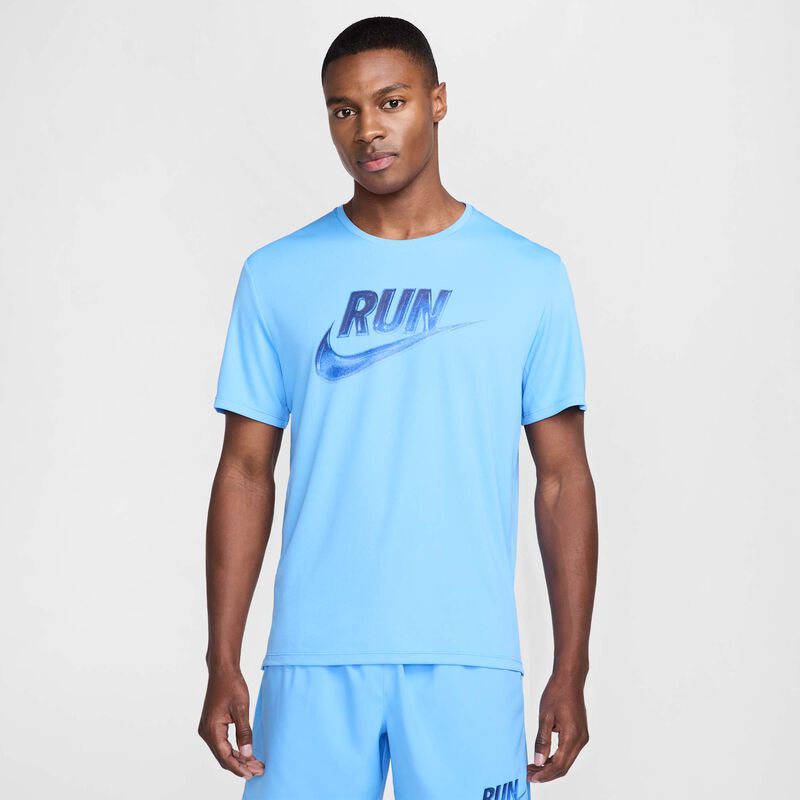 Nike Polera Miler Run Energy, AZUL, hi-res image number null