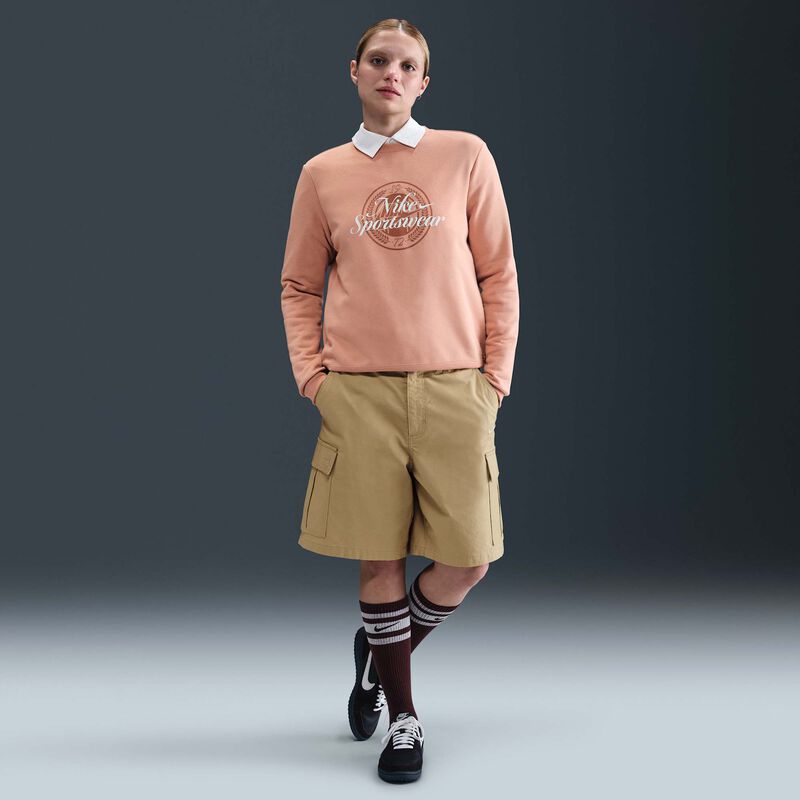 Nike Polerón Sportswear Club Forro Polar, ROJO, hi-res image number null