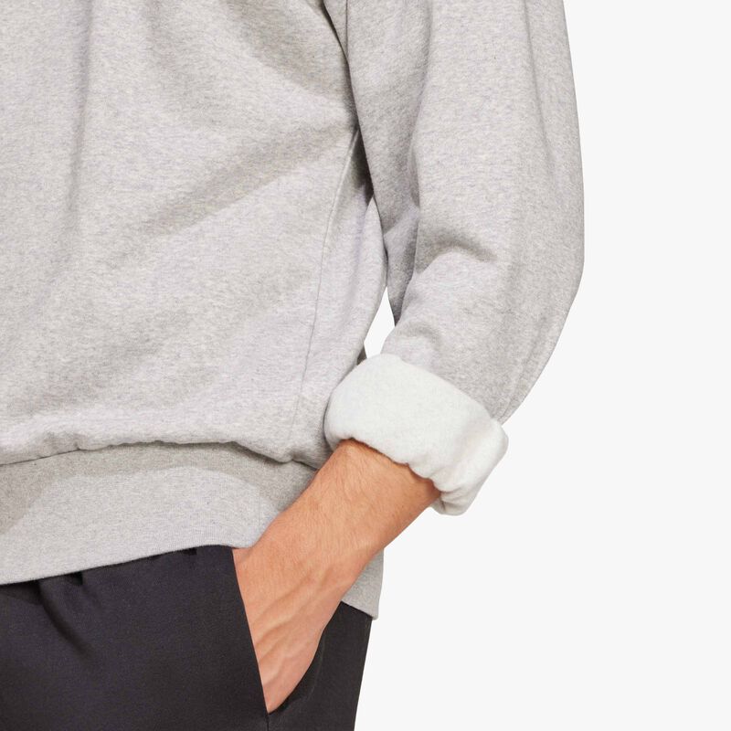 adidas Poler&oacute;n Essentials Feelcozy Felpa, GRIS, hi-res image number null