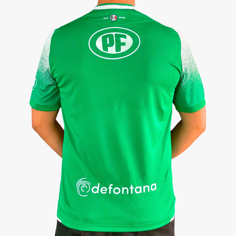 Macron Camiseta Oficial Audax Italiano Local 2025, VERDE, hi-res image number null