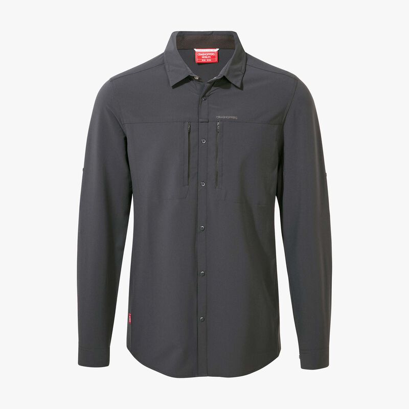 Craghoppers Camisa Nosilife Pro IV, NEGRO, hi-res image number null