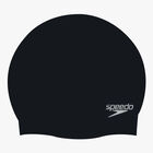 Speedo Gorro Plain Moulded, NEGRO, hi-res