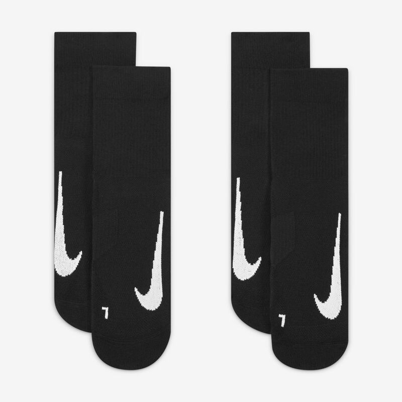 NikeCourt Multiplier Max Tobilleras 2 Pares, NEGRO, hi-res image number null