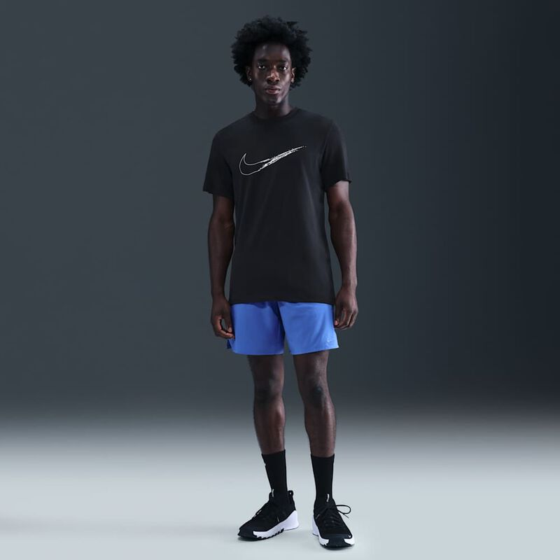 Nike Polera Manga Corta Dri-FIT, NEGRO, hi-res image number null