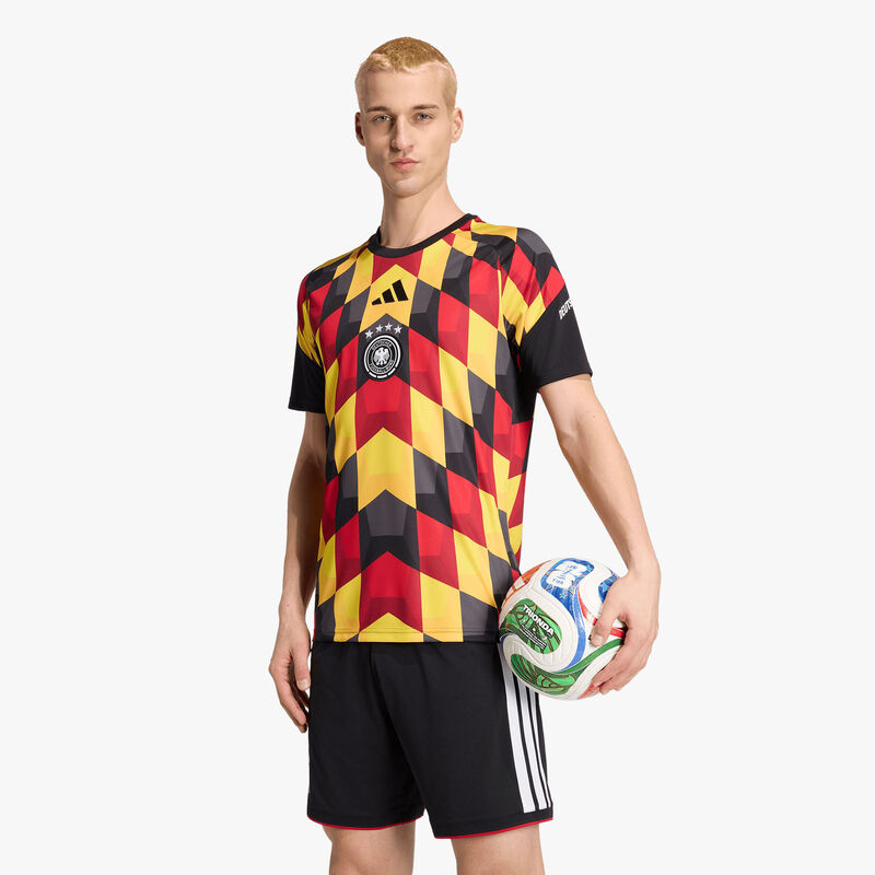 adidas Camiseta Prepartido Local Alemania 26, NEGRO, hi-res image number null