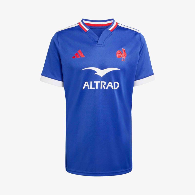 adidas Camiseta de Rugby Local Francia Versi&oacute;n Fan, AZUL, hi-res image number null