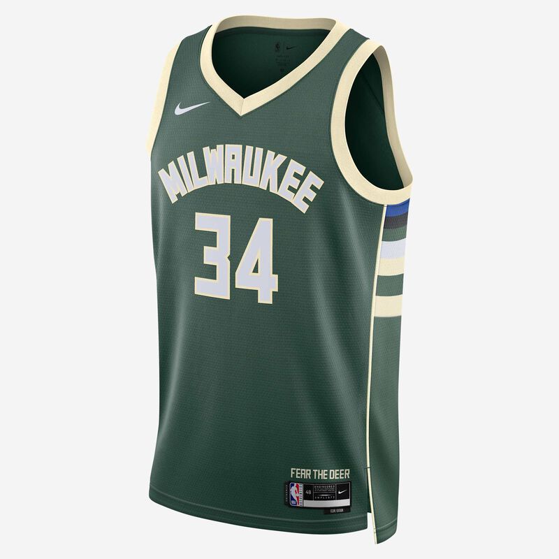 Nike Milwaukee Bucks Icon Edition 2022/23, VERDE, hi-res image number null