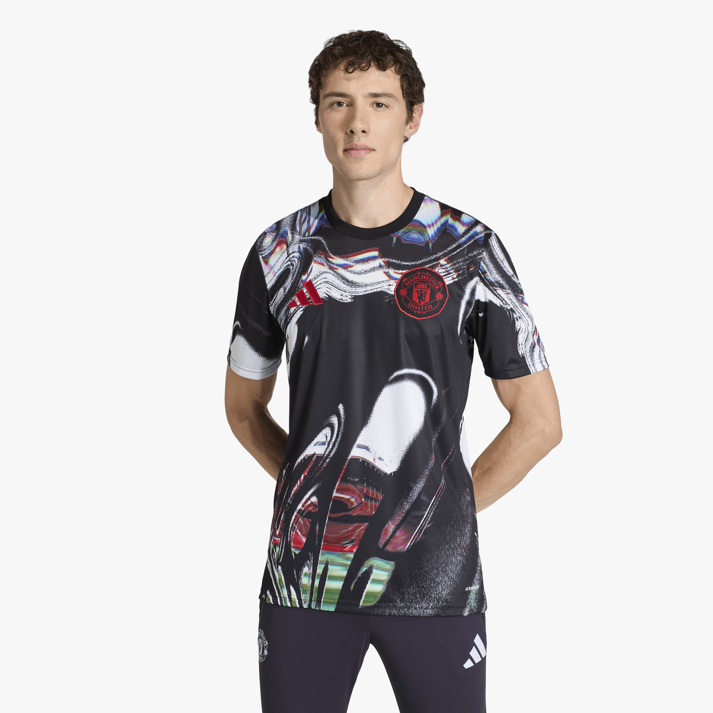 adidas Camiseta Prepartido Manchester United 25/26, SURTIDO, hi-res