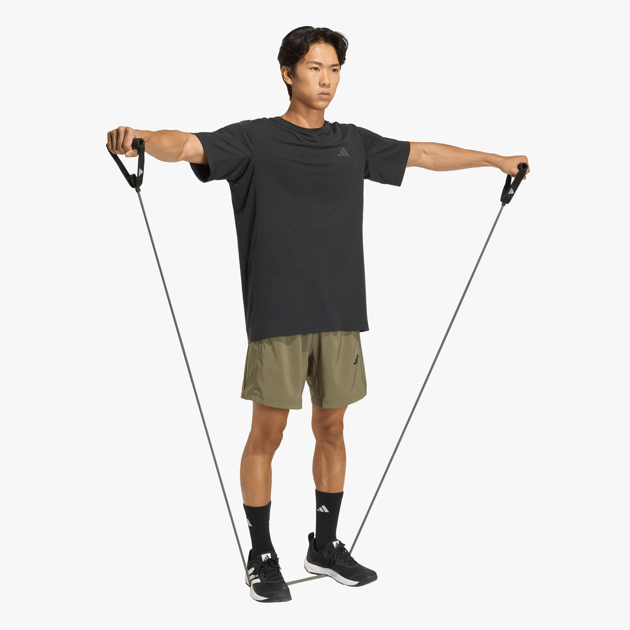 adidas Shorts Basicos Workout Essentials, VERDE, hi-res