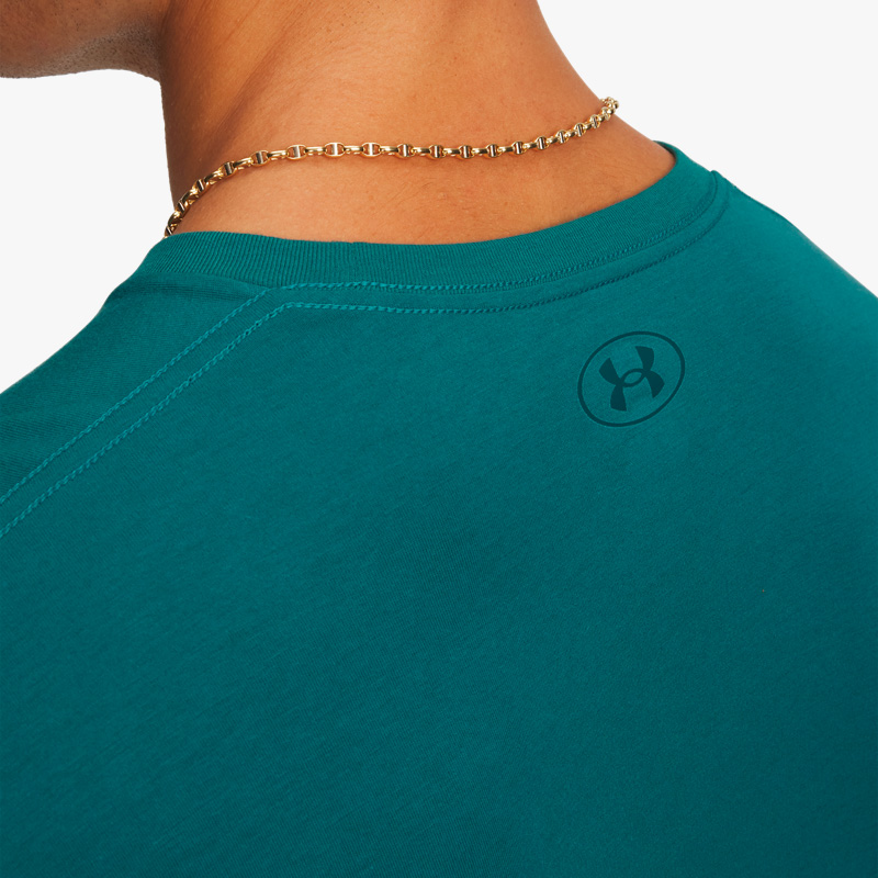 Under Armour Polera Left Chest Logo, VERDE, hi-res