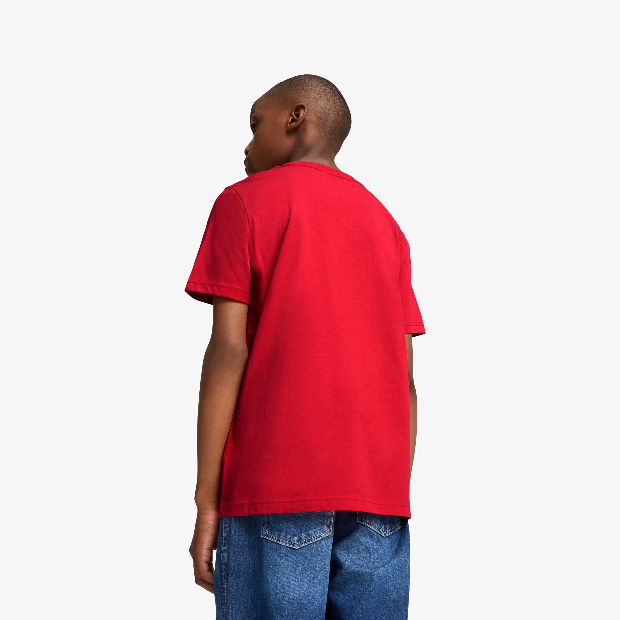 Puma Polera Logotipo Essentials No. 1, ROJO, hi-res