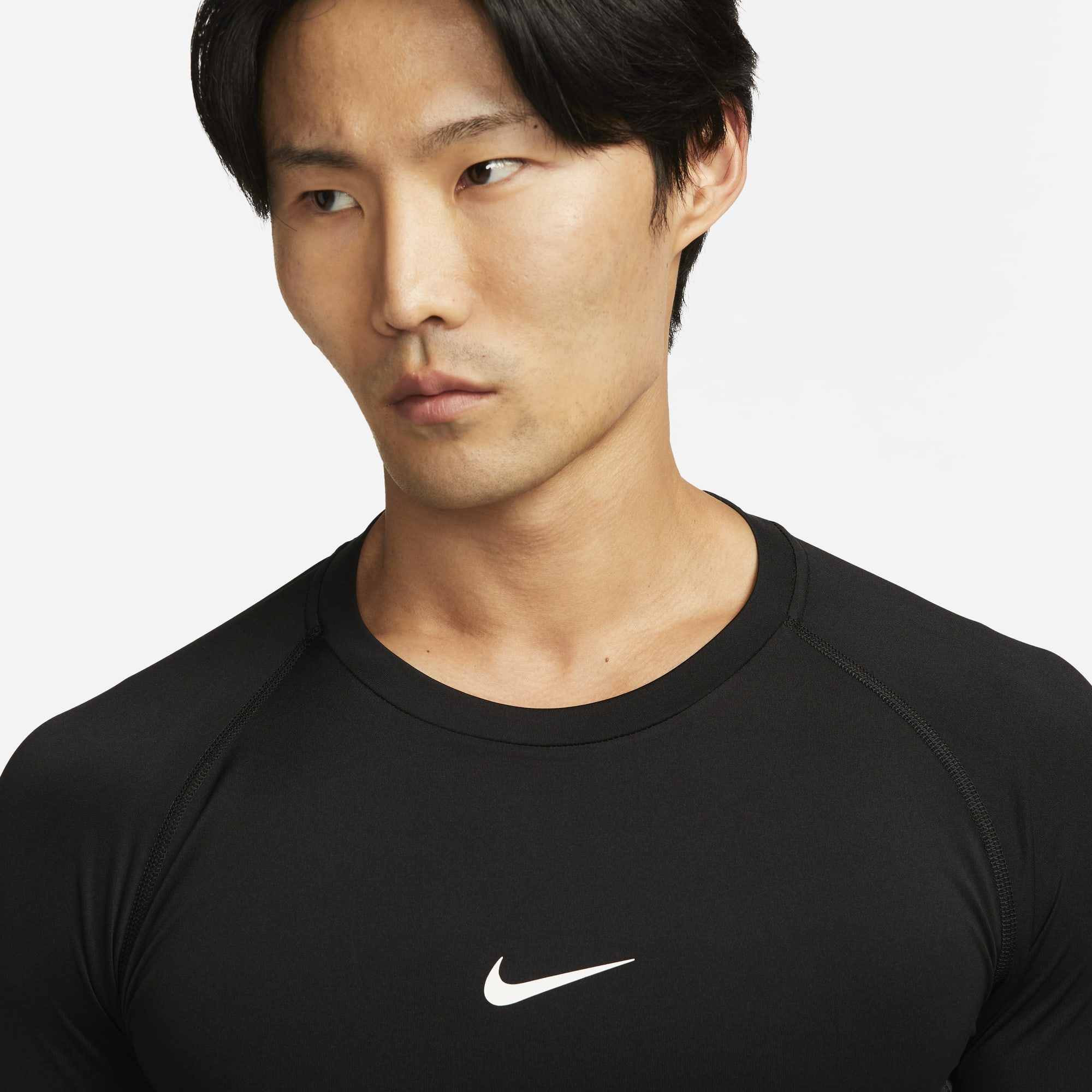Nike Polera Pro, NEGRO, hi-res