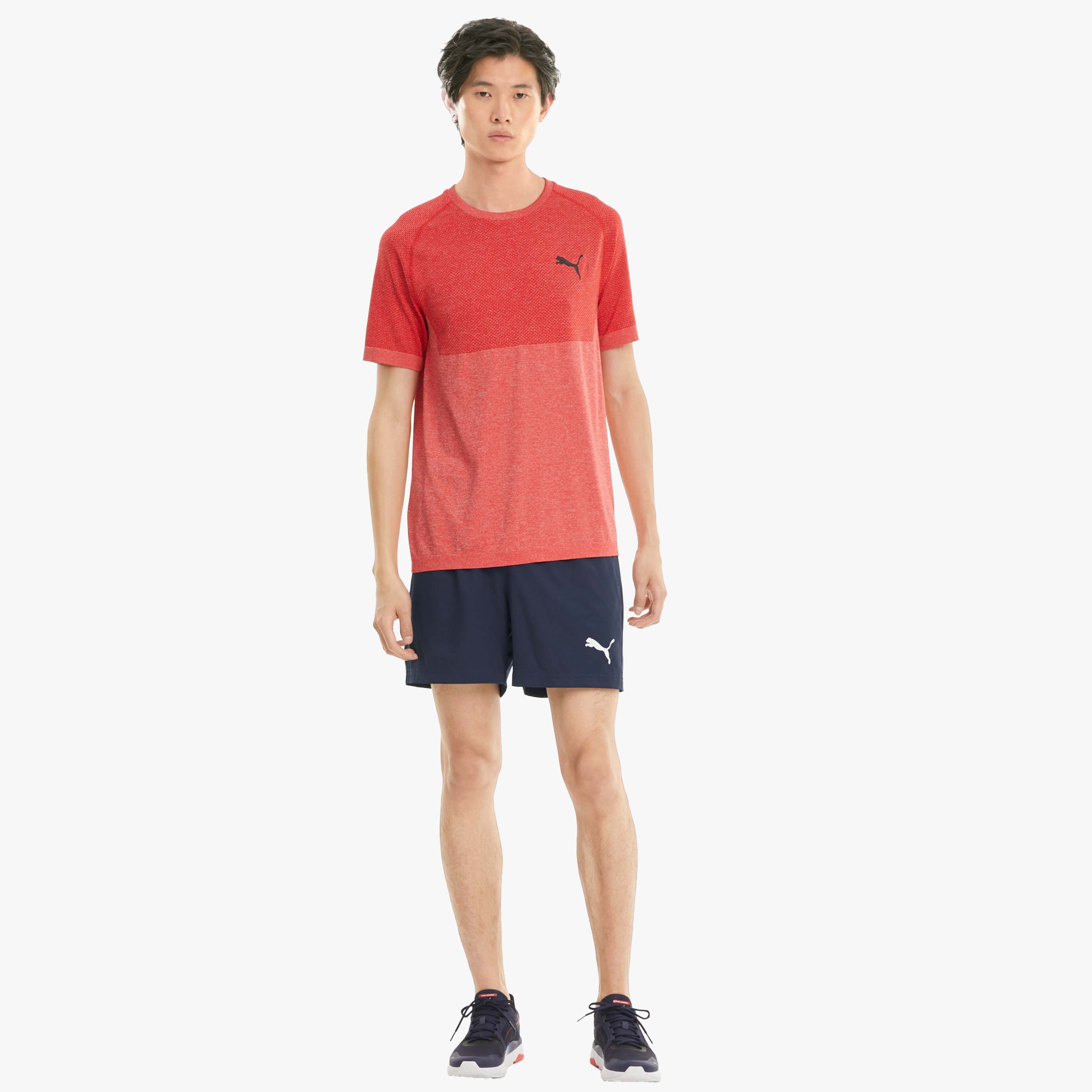 Puma Shorts Active Woven, AZUL, hi-res